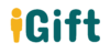 iGift homepage logo for reusable water bottles